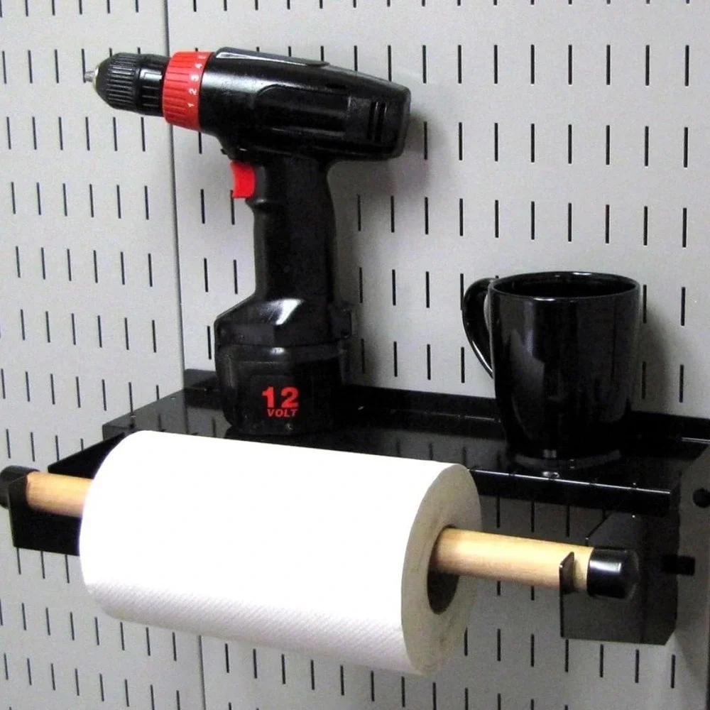 Wall‎ Control 4in Shelf Rod Assembly Black Pegboard Organizer USA NEW
